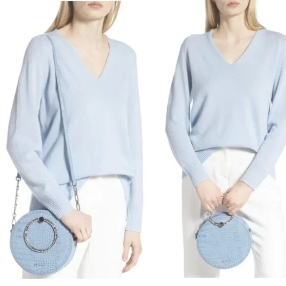 TED BAKER MILLAH BRACELET HANDLE CROC EMBOSSED ROUND CROSSBODY BAG WITH DUST BAG